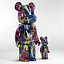 Bearbrick  KAWS Tension 3D model