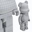 Bearbrick  KAWS Tension 3D model