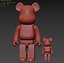 Bearbrick  KAWS Tension 3D model
