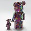 Bearbrick  KAWS Tension 3D model