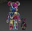 Bearbrick  KAWS Tension 3D model