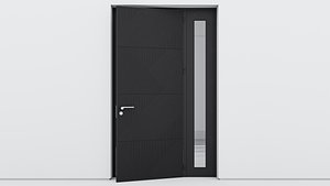3D Aluminium door 276 model