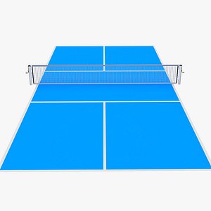 Pickleball Court 3D model