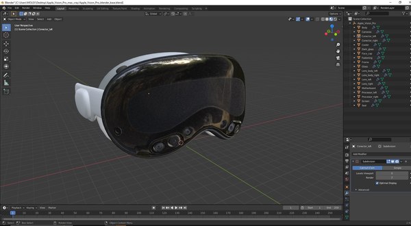 modelo 3d Apple Visión Pro - TurboSquid 2250722