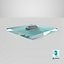 Stealth Naval Catamaran Warship on Water