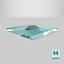 Stealth Naval Catamaran Warship on Water