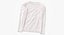 Long Sleeve Flat Male Crew Neck Pose 02 White Blank and Branded Heather(1)