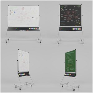 Office Essentials Set - Customizable Double-Sided Writing Boards