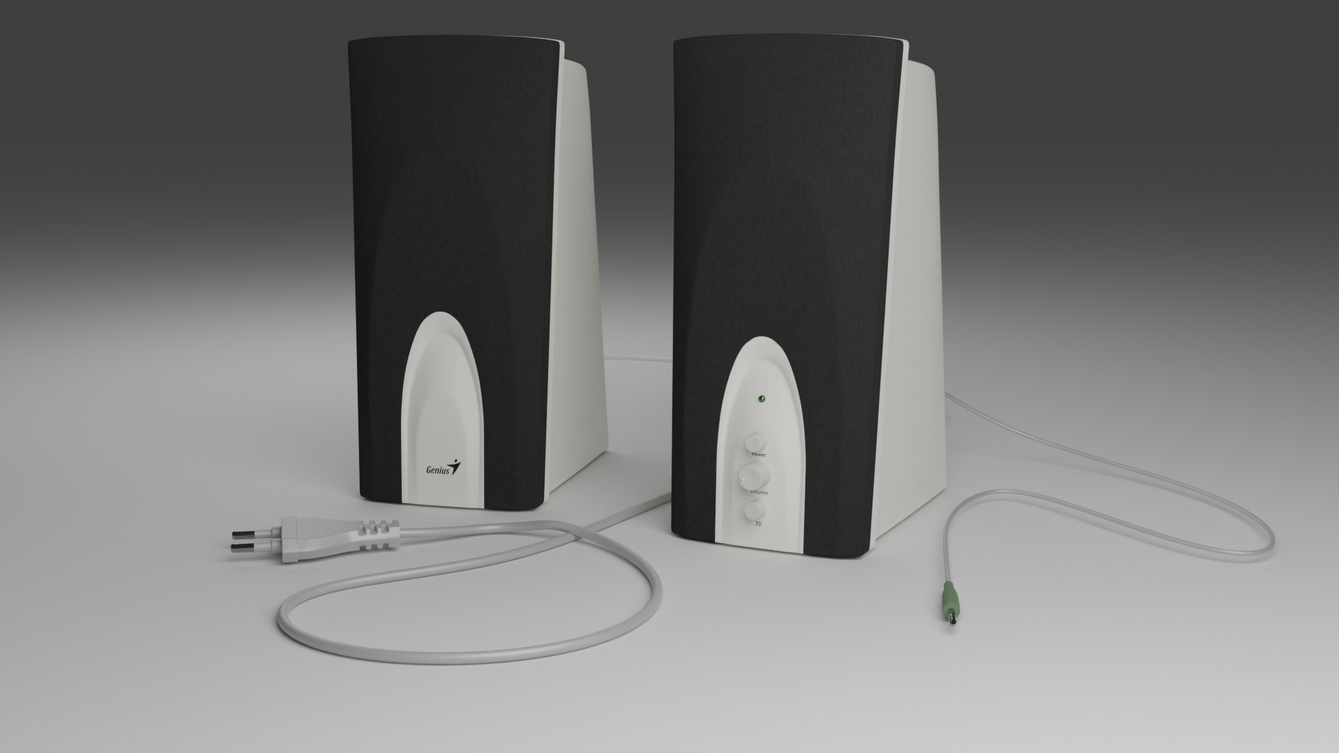 3D Genius PC speakers SP-K10 model - TurboSquid 1716038