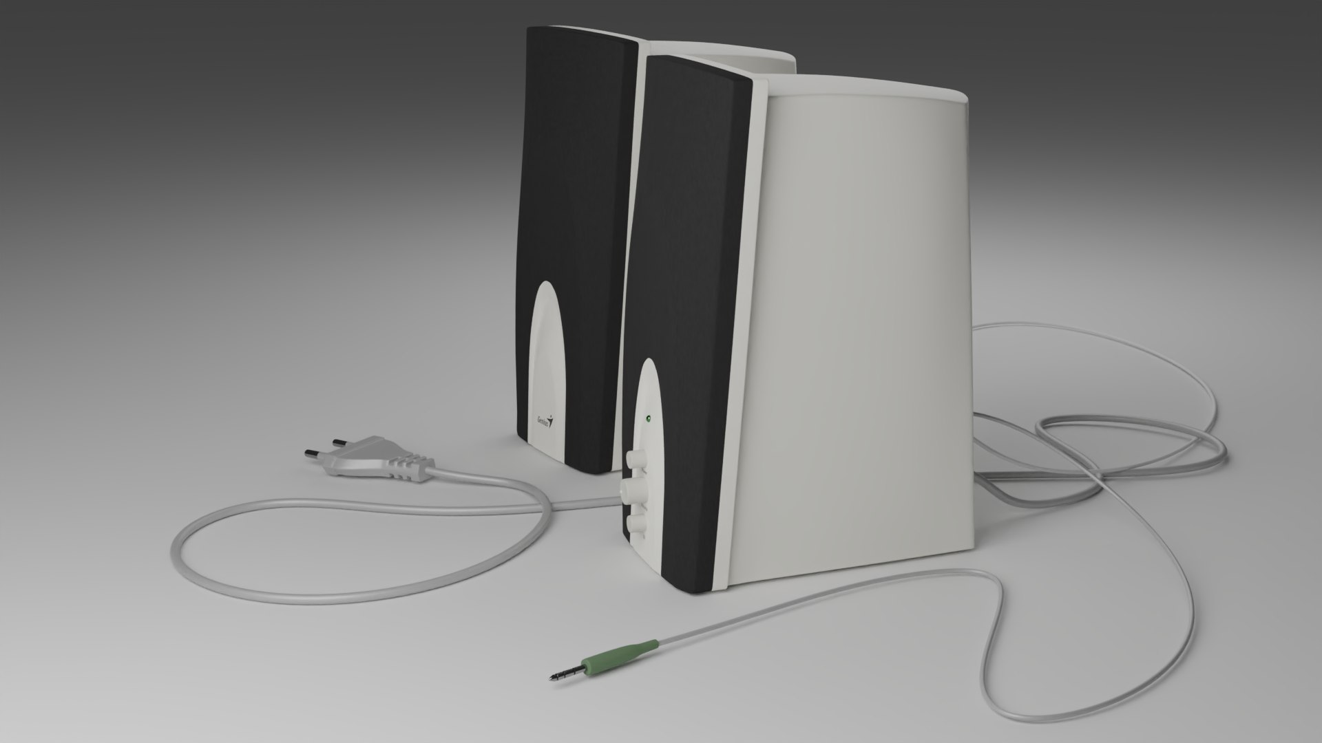 3D Genius PC speakers SP-K10 model - TurboSquid 1716038