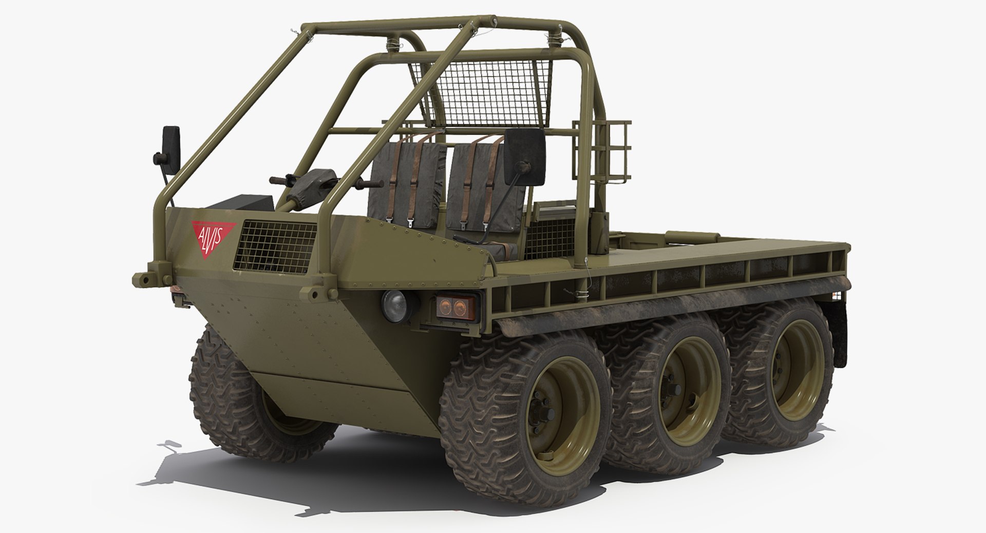Military High Mobility Vehicle ATMP 3D Model 3D model preview