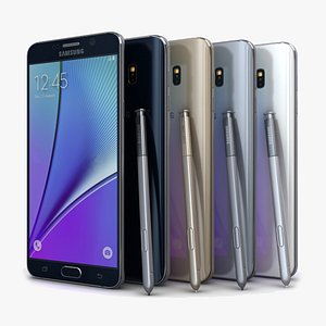 c4d samsung galaxy note5 color