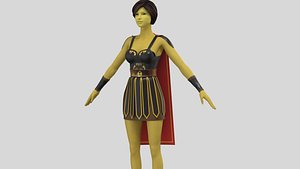 Gladiator Female 3D model