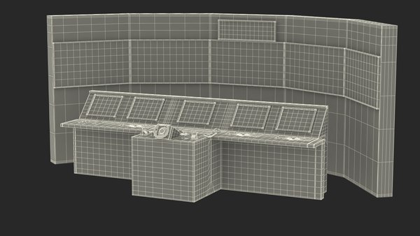 modelo 3d Simulador del sistema de control de barcos con pantalla ...