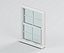 Traditional Double Hung Sash Window with Locks and Sill