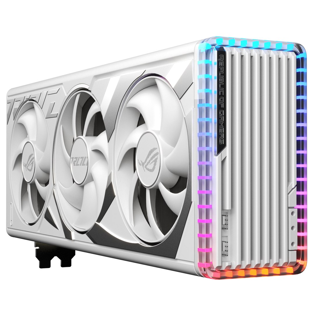 3d Model Asus Rog Strix 4090 White Turbosquid 2003029 0004