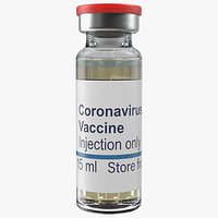 COVID 19 Vaccine Vial 15ml Red Cap
