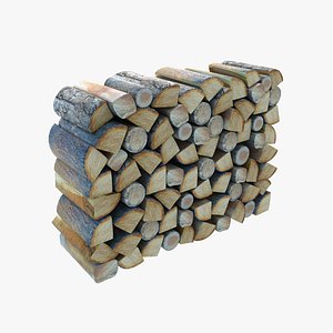 3D model Firewood Stack V3