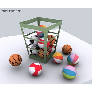 Balls - lowpoly