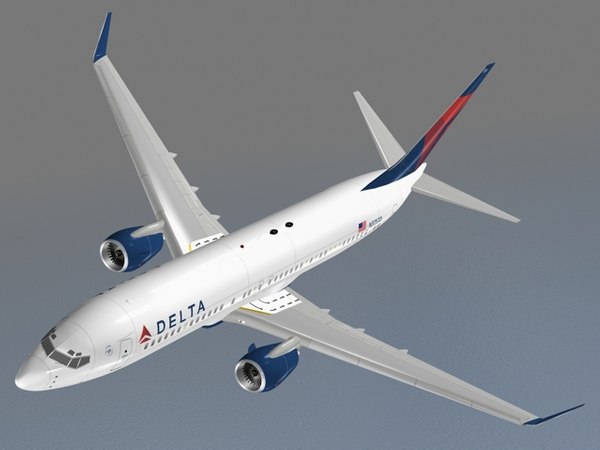 b 737-800 delta 3d dwg