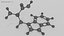 Tryptophan molecule model