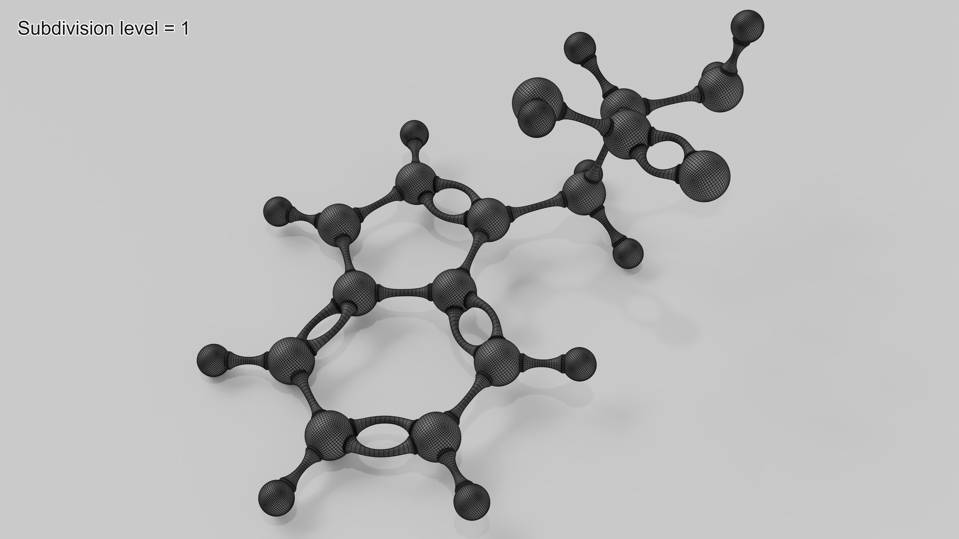 3D Tryptophan molecule model model https://p.turbosquid.com/ts-thumb/oL/F6A37c/hZ/tryptophan_wireframe_sub_1_02/png/1793302592/1920x1080/fit_q87/038687932bf892c7ad4f4644ebd1466efc5bedc3/tryptophan_wireframe_sub_1_02.jpg