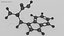Tryptophan molecule model