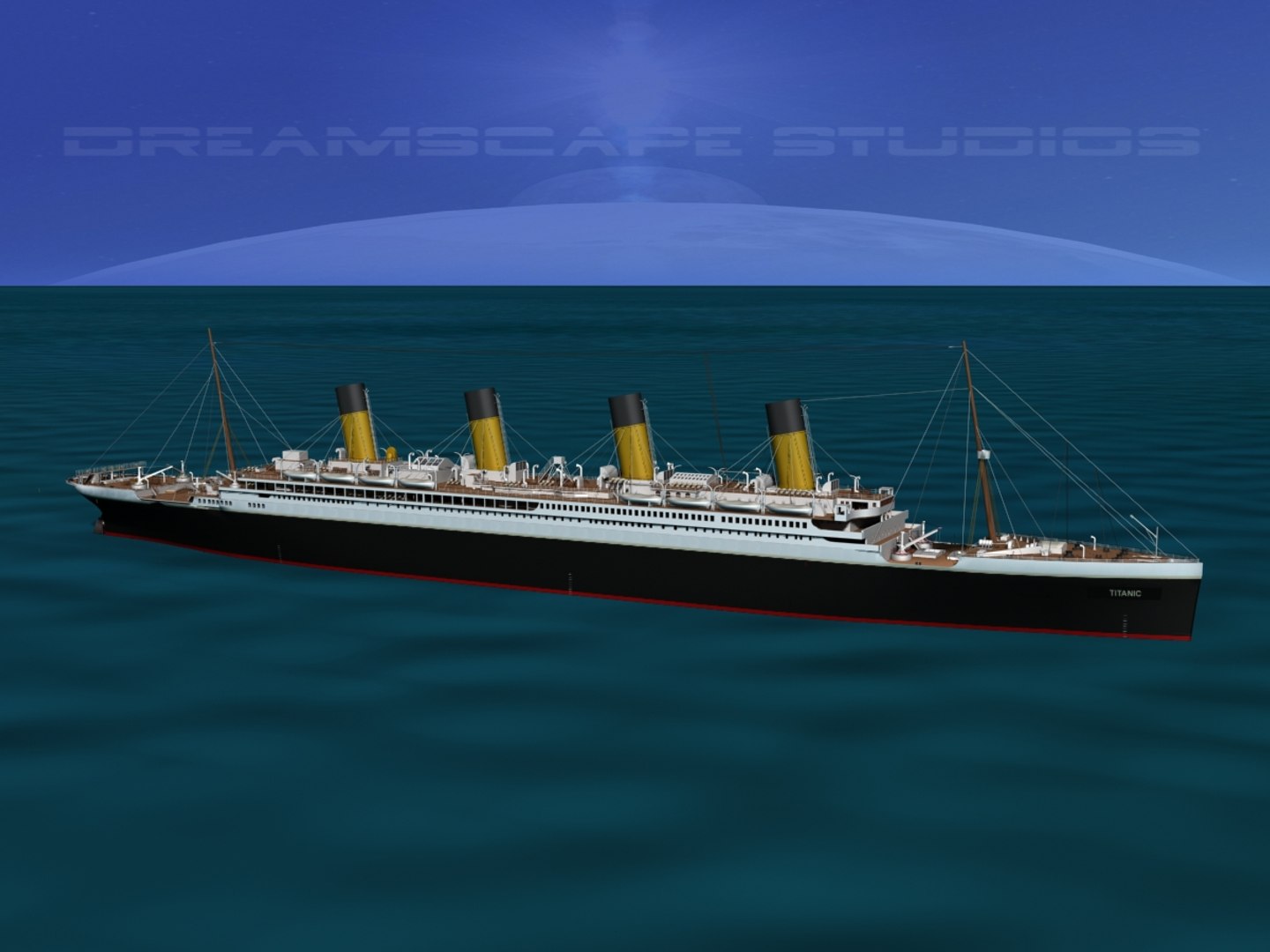 3d Modeled Rms Titanic