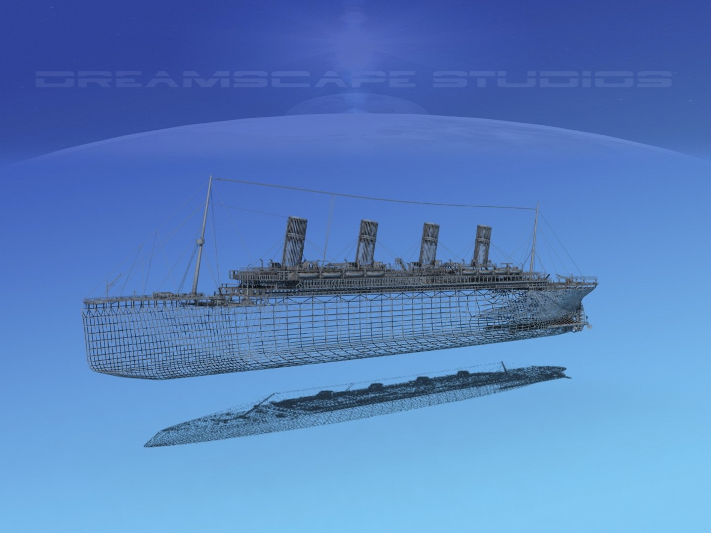 3d Modeled Rms Titanic