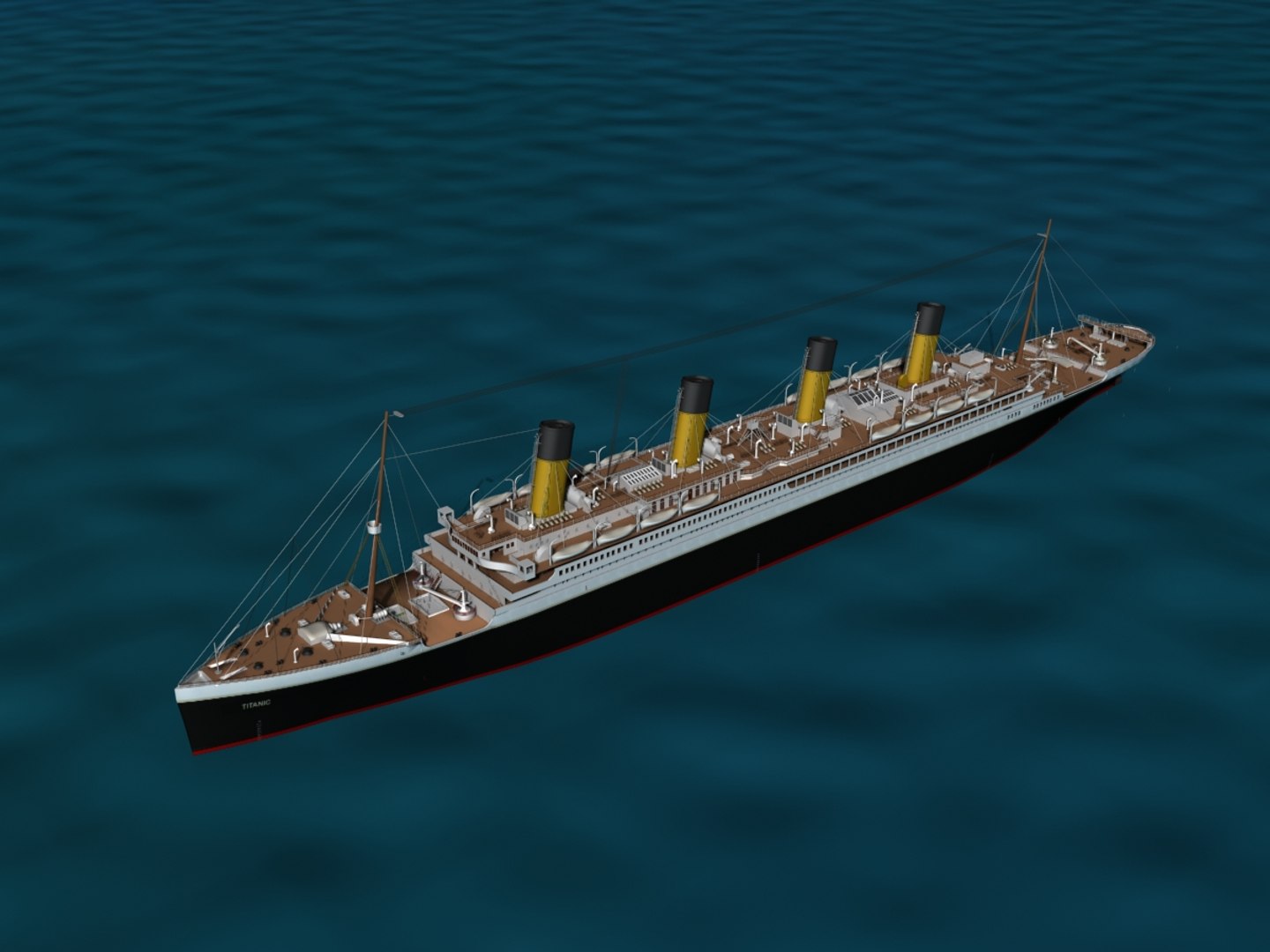 3d Modeled Rms Titanic