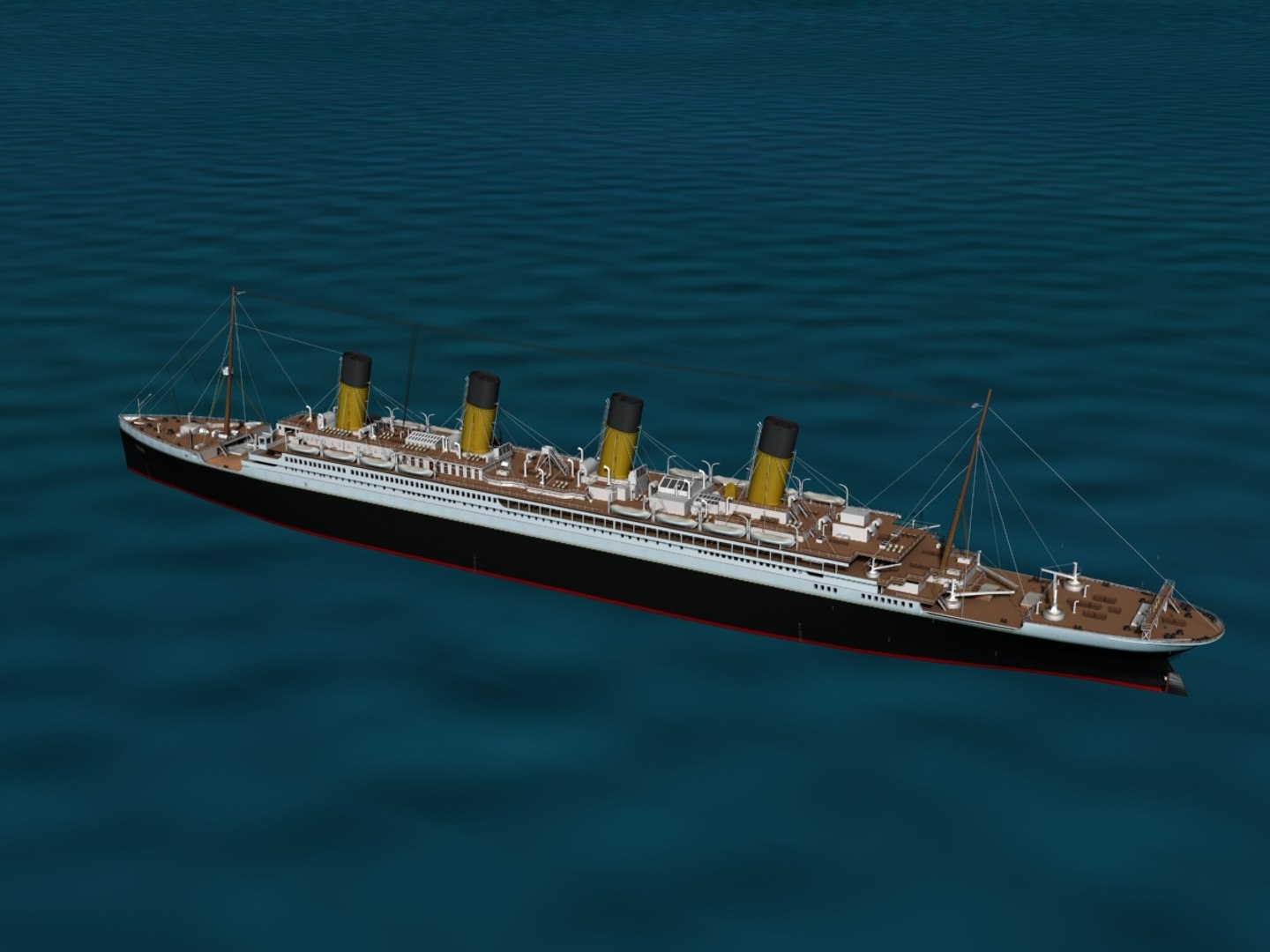 3d Modeled Rms Titanic