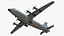 Medium Military Transport Aircraft Shaanxi Y 9 Rigged 3D model