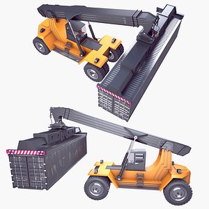 Reach Stacker and Container