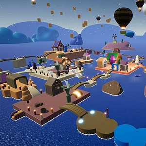 Advance Fantasy Environment 3D Model