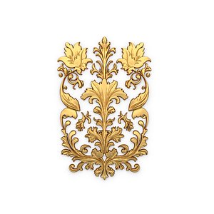 Classic carved decor ornament 415