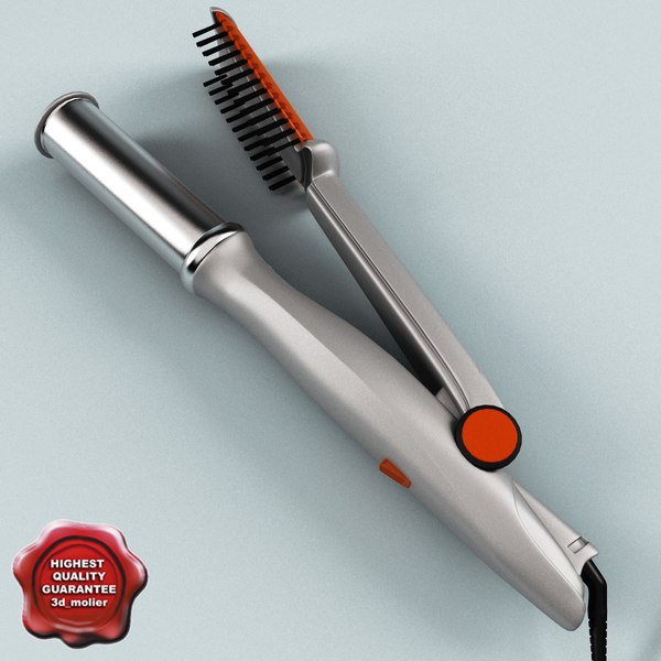 hot curling iron gl-704 3d model