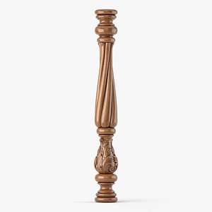 3D decorative baluster b001 model