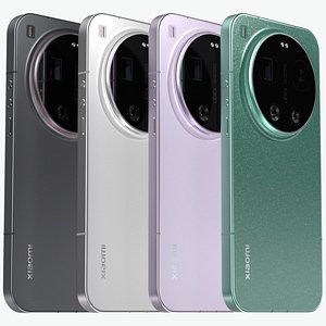3D Xiaomi 17 Ultra All Colors model
