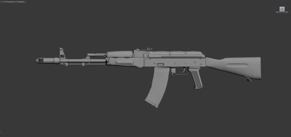 maya kalashnikov assault rifle