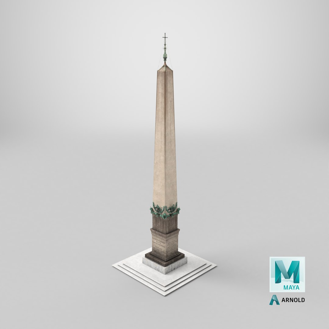 3D model Vatican City Obelisk https://p.turbosquid.com/ts-thumb/oL/TWnYxQ/21/stemcell_maya_arnold_render/png/1743756465/1920x1080/fit_q87/acd6e3f0519448558531894f0c29d1427debf42b/stemcell_maya_arnold_render.jpg