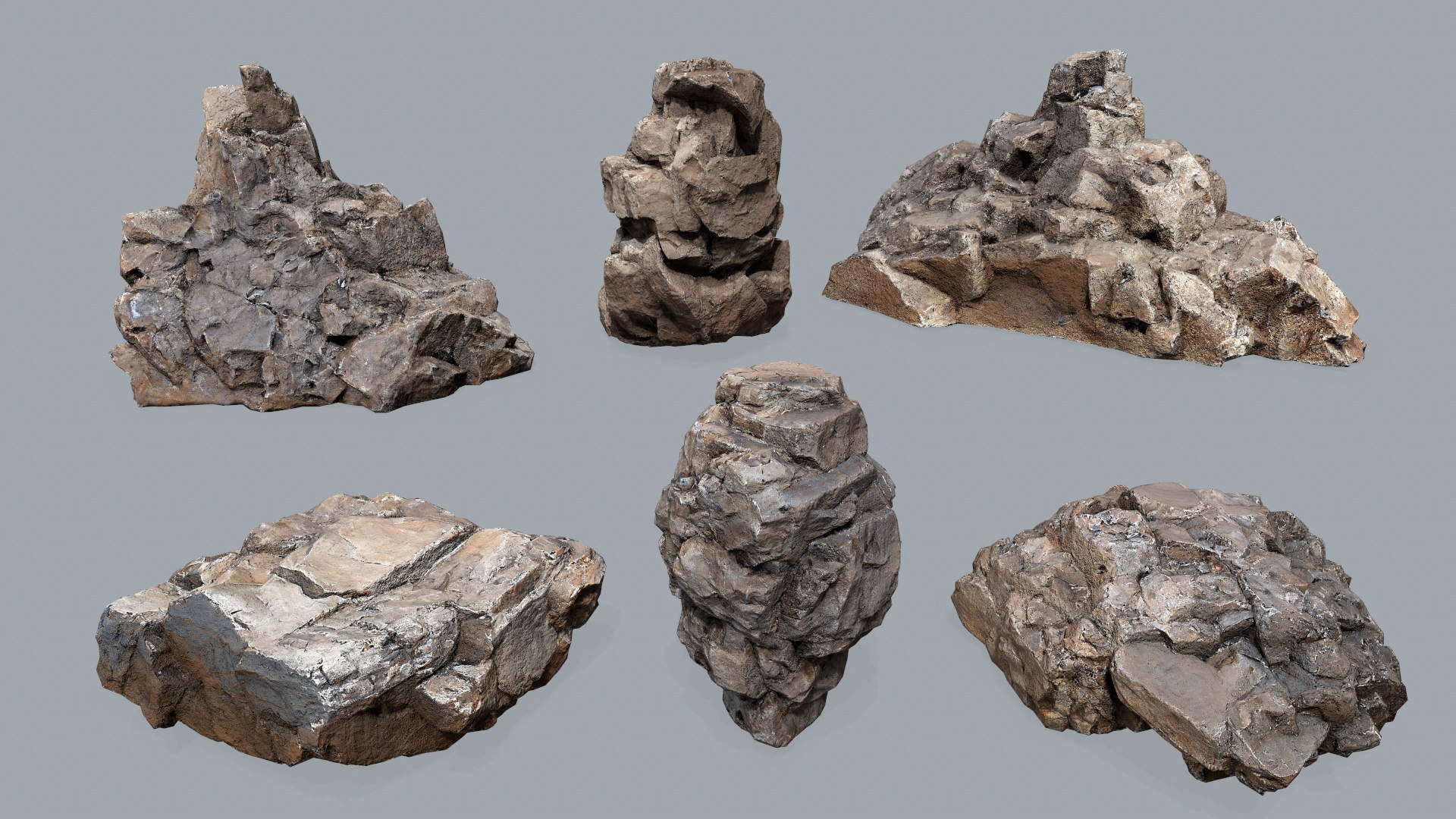 3D Desert Rocks - TurboSquid 2187350