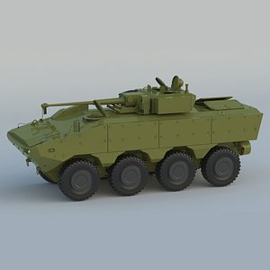 Iveco SuperAV 8x8 Armored Vehicle 3D model