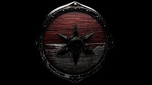 Medieval Viking Shield 3D Model PBR Game Ready 3D model