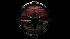 Medieval Viking Shield 3D Model PBR Game Ready