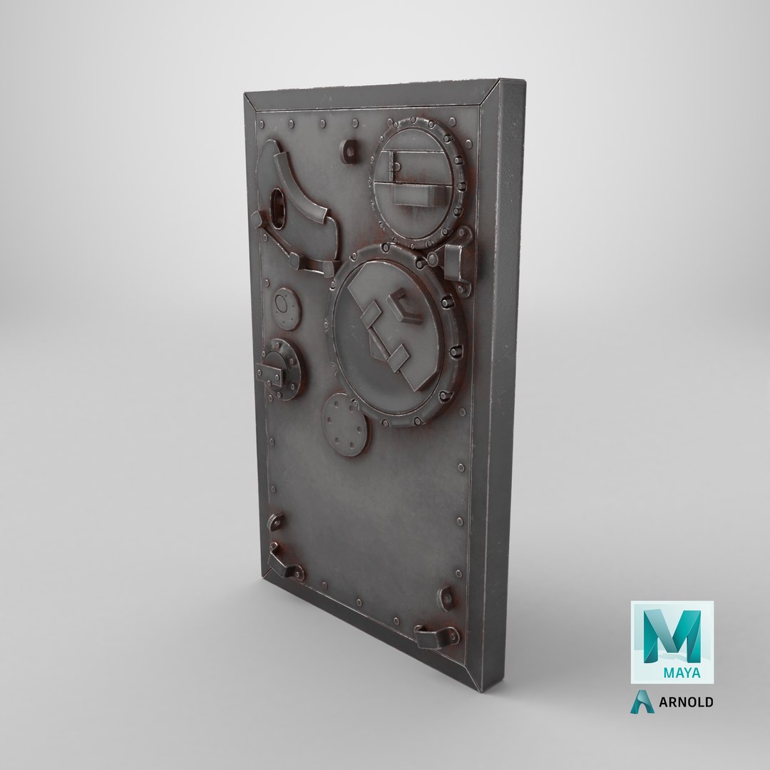 3D Rusted Metal Bunker Door 4 model https://p.turbosquid.com/ts-thumb/oL/XtUu7z/3r/stemcell_maya_arnold_render/png/1714670390/1920x1080/fit_q87/9af18ee0886173857586e973d99ebab5a3694f97/stemcell_maya_arnold_render.jpg