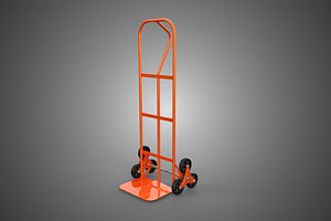 3D P HANDLE GRIP STAIR CLIMBING HAND TRUCK CART TROLLEY DOLLY CARGO model