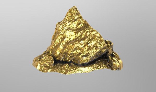 Nugget De Minério De Ouro E Bullion, Rocha De Ouro Ou Pedra, Ativo