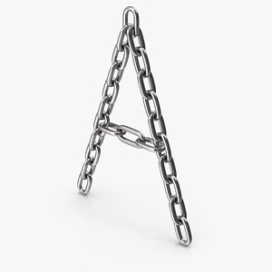 3D Chain Letter A