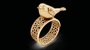 bird luxury ring