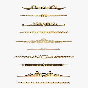 Old Epic Decoration And Calligraphic Ornament Asset Pack